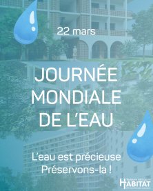 Journée mondiale de l'eau le 22 mars