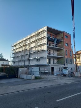 La Flambère avec enduit de façade