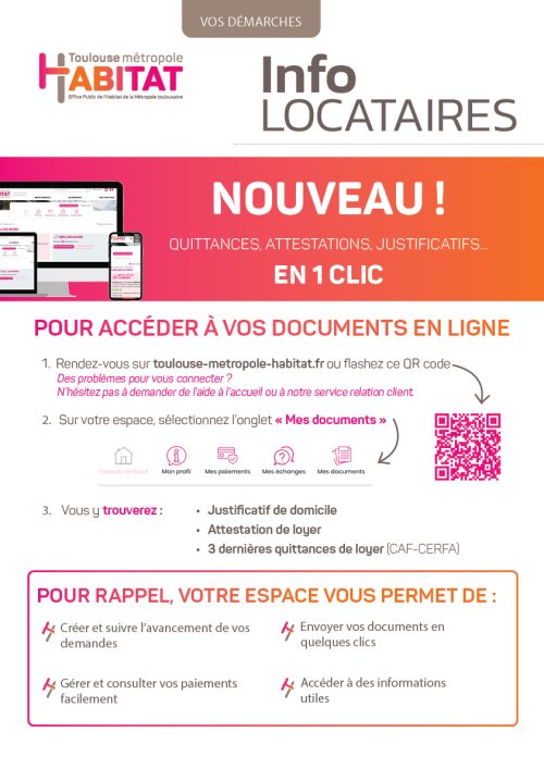 Affiche locataire