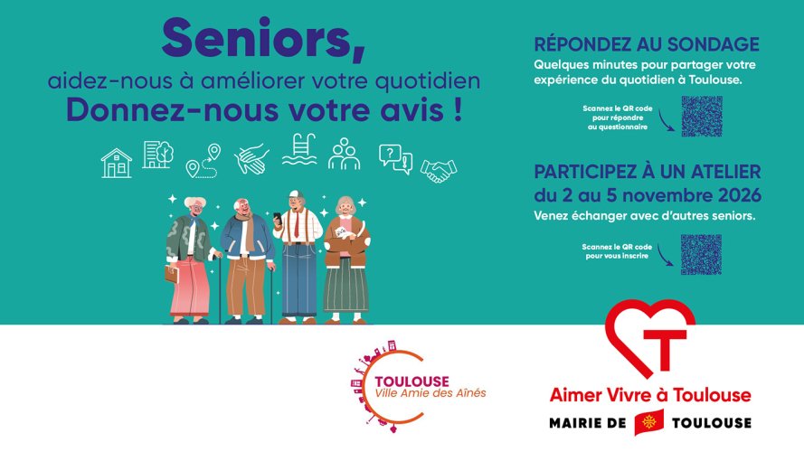 Consultation seniors - Toulouse ville amie des aînés