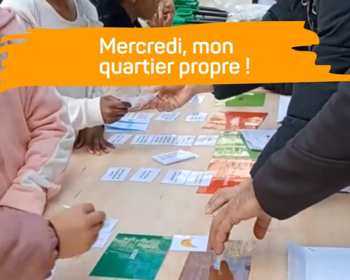 Un max d’énergie pour un ramassage réussi à Bourbaki !