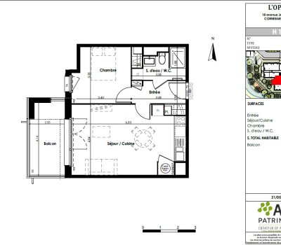 T2 Neuf avec Balcon ou Terrasse -- Cornebarrieu - 2 Parkings Inclus