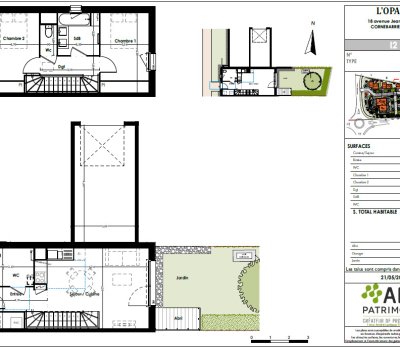 T3 Duplex Neuf avec Jardin -- Cornebarrieu - Garage ou Parkings Inclus