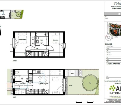 T3 Duplex Neuf avec Jardin -- Cornebarrieu - Garage ou Parkings Inclus
