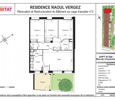 Appartement 4 pièces 81m2