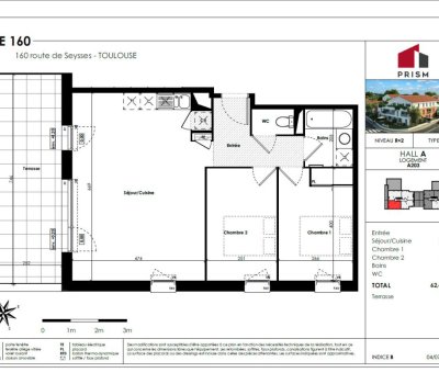 T3 neuf – Le 160 – Plusieurs T3 à tous les étages – Disponible immédiatement – Parking inclus
