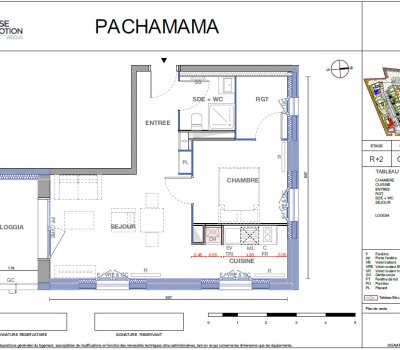 T2 Neuf – Dernier étage avec loggia Neuf  – Programme PACHAMAMA, Cornebarrieu