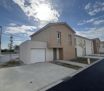 Villa T4 Duplex neuve avec terrasse et jardin – Programme Clos de Pauline – Eaunes – Garage et Parking inclus