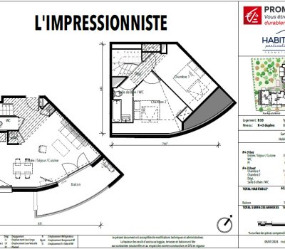 Duplex T3 Neuf – Résidence L'IMPRESSIONNISTE