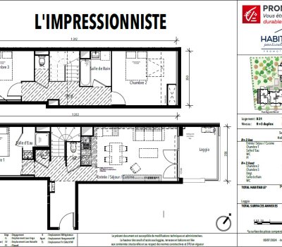 Duplex T4 Neuf – Résidence L'IMPRESSIONNISTE