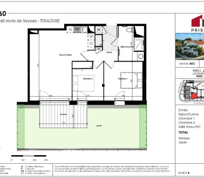 T3 neuf – Le 160 – Plusieurs T3 disponibles à tous les étages – Livraison fin janvier – Parking inclus