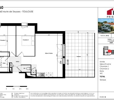 T3 neuf – Le 160 – Plusieurs T3 disponibles à tous les étages – Livraison fin janvier – Parking inclus