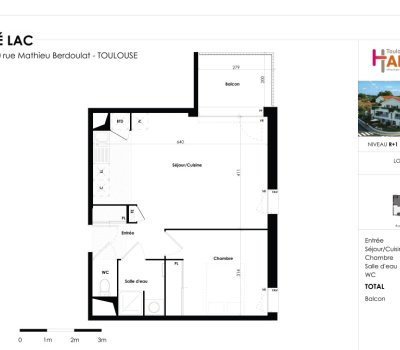 APPTARTEMENT 2 PIECES 45M²