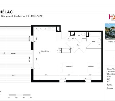 APPARTEMENT 3 PIECES 62M²
