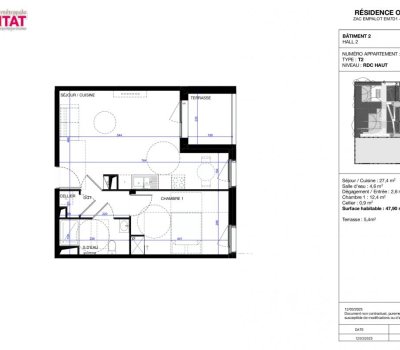 APPARTEMENT 2 PIECES