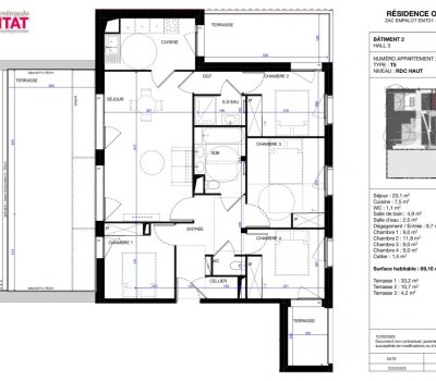 APPARTEMENT 5 PIECES