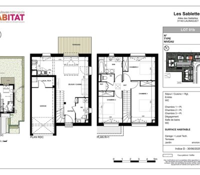 Villa T4 en location-accession* 31140 Launaguet