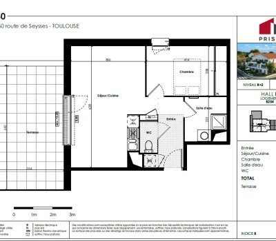 T2 neuf – Le 160 – Plusieurs T2 disponibles à tous les étages –  Parking inclus
