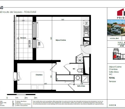 T2 neuf – Le 160 – Plusieurs T2 disponibles à tous les étages –  Parking inclus