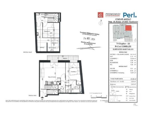 T4 duplex St Cyprien