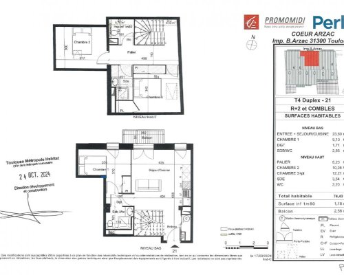 T4 duplex St Cyprien