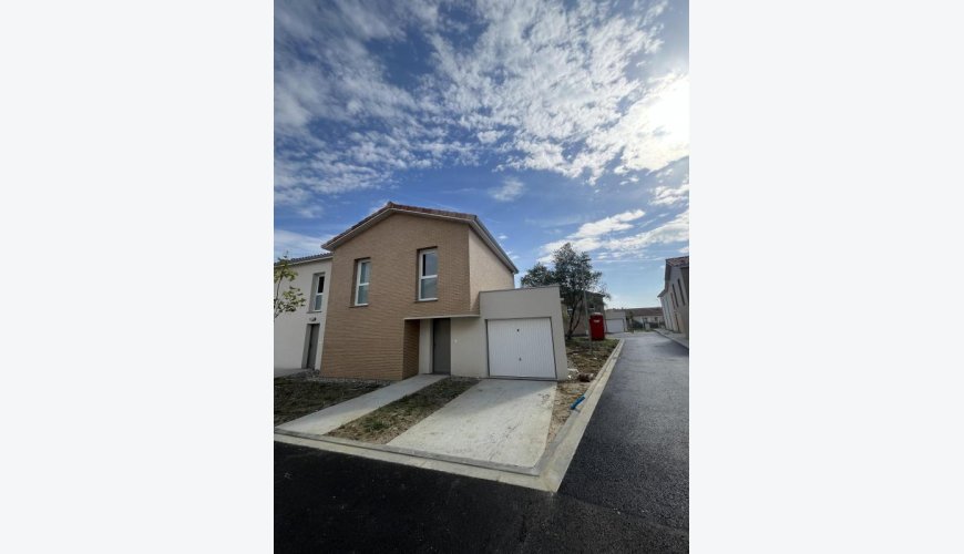 Villa T4 Duplex neuve avec terrasse et jardin – Programme Clos de Pauline – Eaunes – Garage et Parking inclus