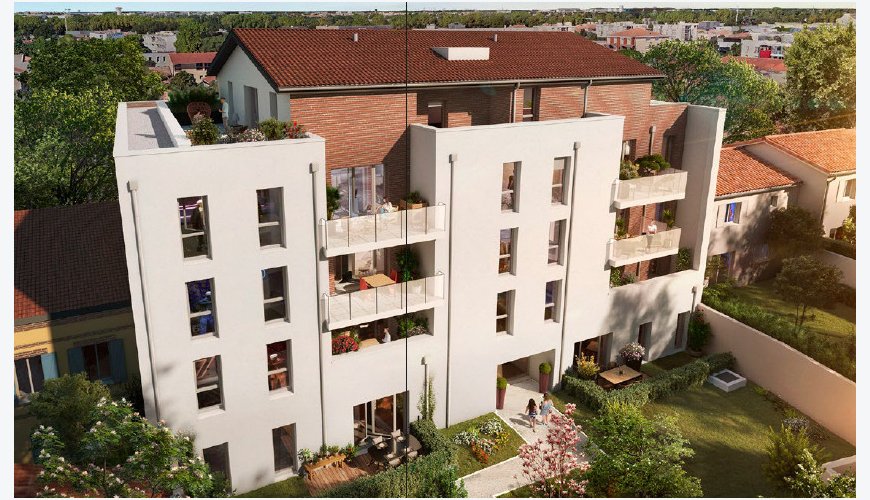 T2 Neuf avec balcon - Résidence SONORA - T2 disponibles à tous les étages - Livraison mi-Mai - Parking en sous-sol