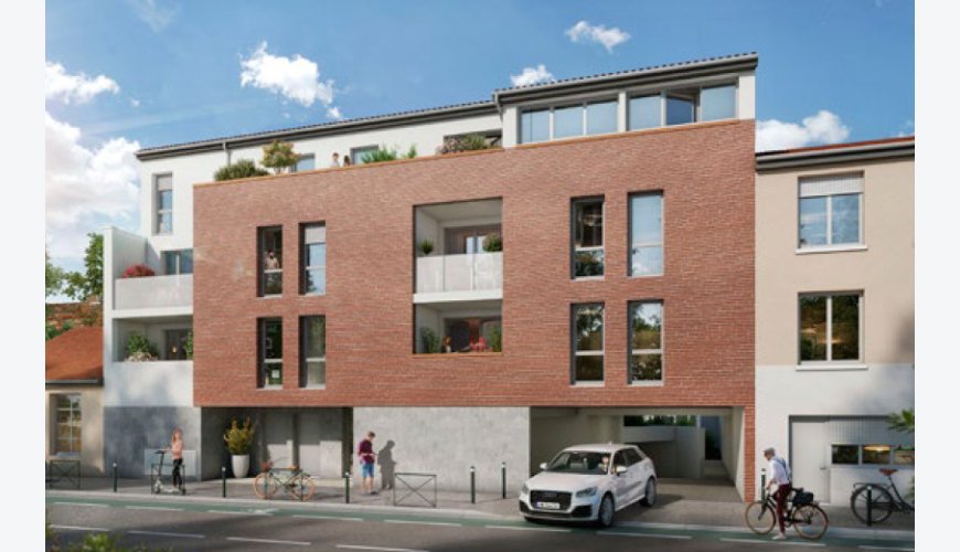 T2 Neuf avec balcon - Résidence SONORA - T2 disponibles à tous les étages - Livraison mi-Mai - Parking en sous-sol