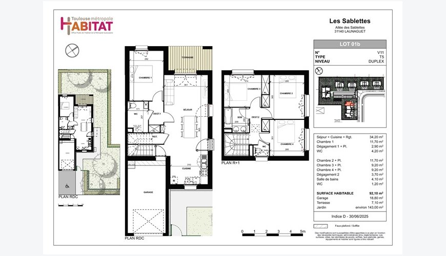 Villa T5 en location-accession* 31140 Launaguet