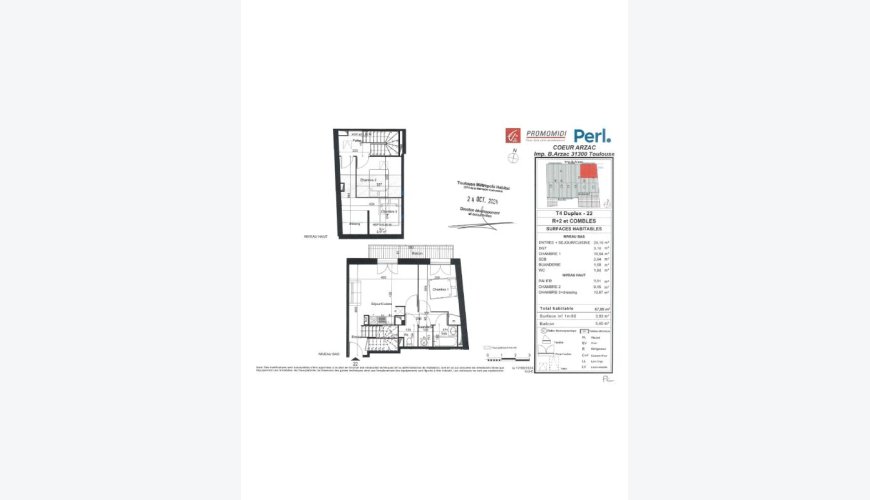 T4 duplex St Cyprien