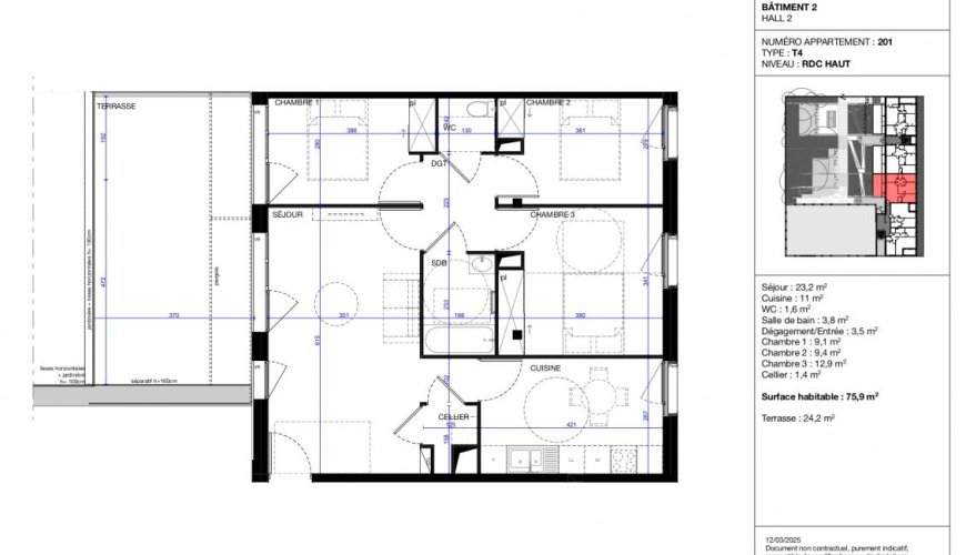 APPARTEMENT 4 PIECES