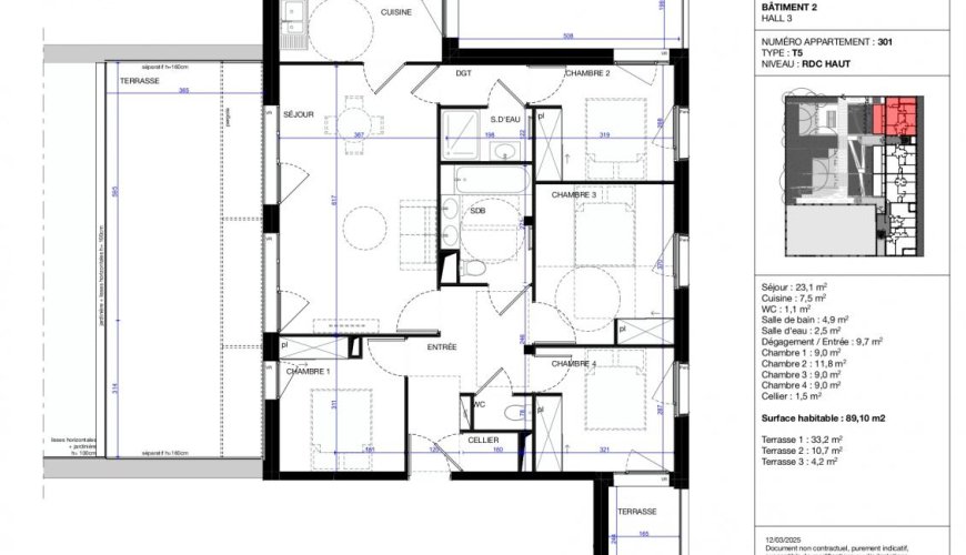APPARTEMENT 5 PIECES