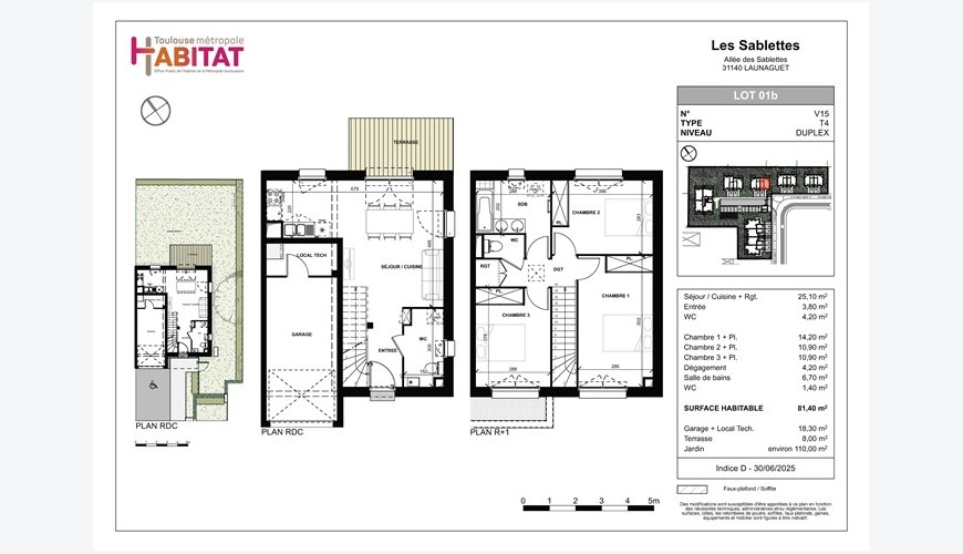 Villa T4 en location-accession* 31140 Launaguet