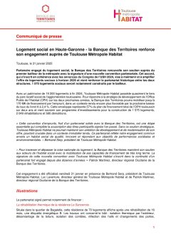 20250131 cp convention partenariale banque des territoires toulouse metropole habitat vf